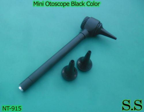 Mini Otoscope Black Color Diagnostic Surgical Instruments,  NT-915