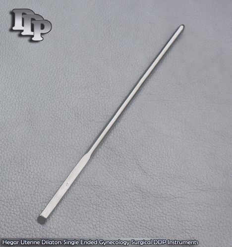 Hegar Uterine Dilators Single Ended 6 mm Surgical Gynecology DDP Instruments