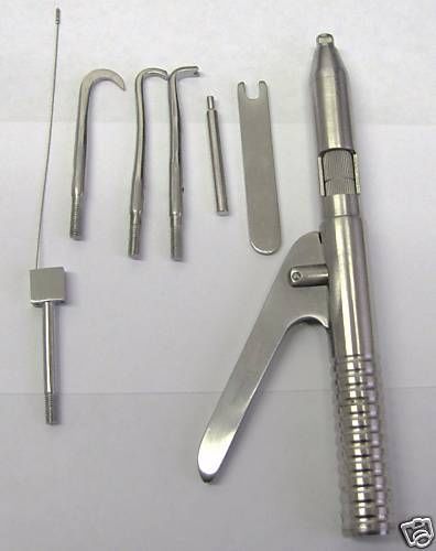 Crown Remover Gun Set Dental Surgical Instruments 6 Points (Additional  Parts)