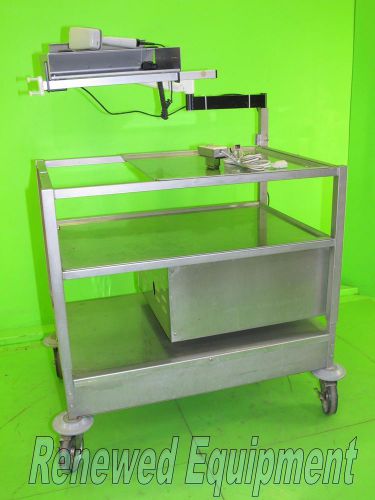 Custom Mobile Stainless Steel Procedure Cart Scanner Module Work Cart #2
