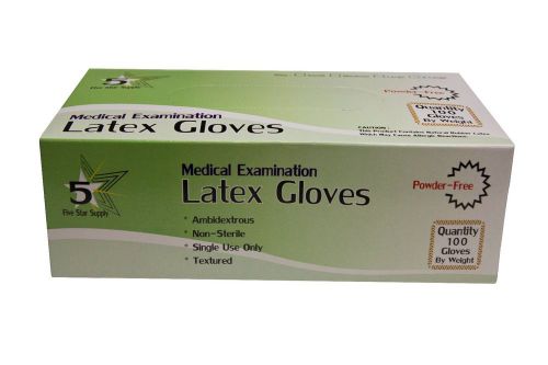 Medical examination latex gloves powder-free 1 case for sale