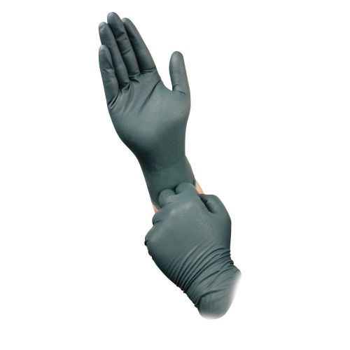 Disposable Gloves, Nitrile, 2XL, Green, PK50 DFK-608-XXL