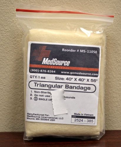 Triangular bandage, first aid, cravat, 40&#034; x 40&#034; x 56&#034; for sale