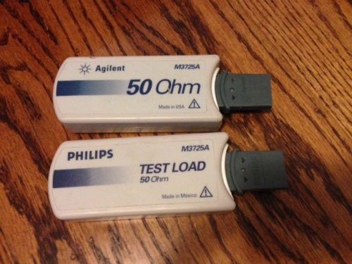 PAIR OF PHILLIPS HEARTSTREAM M3725A 50 OHM TEST LOAD