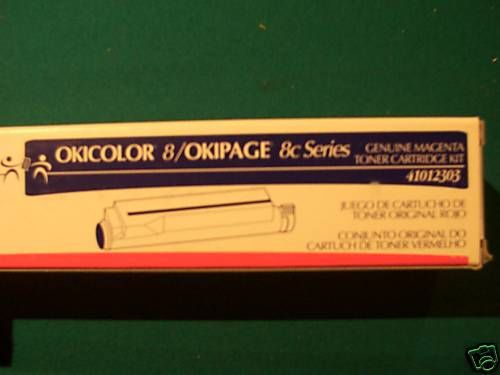 New OEM Okidata Oki 41012303 Magenta Toner Cartridge