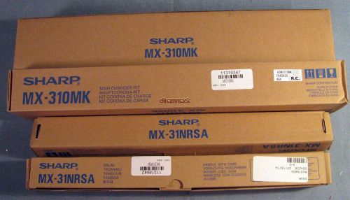 SET OF 2 GENUINE SHARP MX-310MK + MX-31NRSA DRUM REBUILD KITS FREE SHIPPING NEW