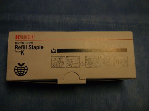Ricoh PPC Staple Type K Refill  Partial Box 1 Cartridge