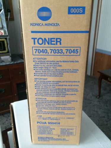 (Lot 2) Genuine Konica Minolta Toner 7033 7040 7045