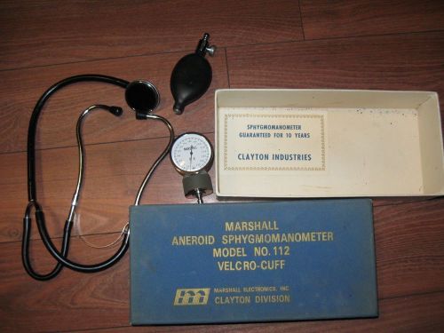 Sphygmomanometer, marshall aneroid model 112 for sale