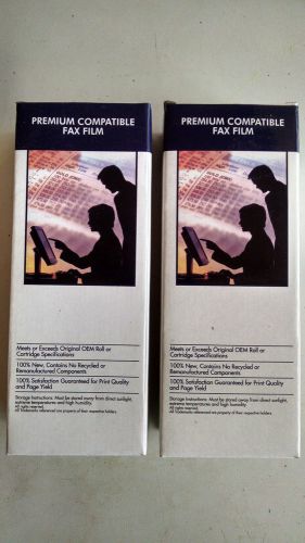 2 two roll packs Premium Compatible TFS3CR Fax Film fits Sharp FO and UX Series