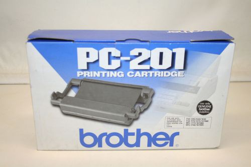 NEW Genuine OEM Brother PC-201 Fax Ribbon Printing Cartridge