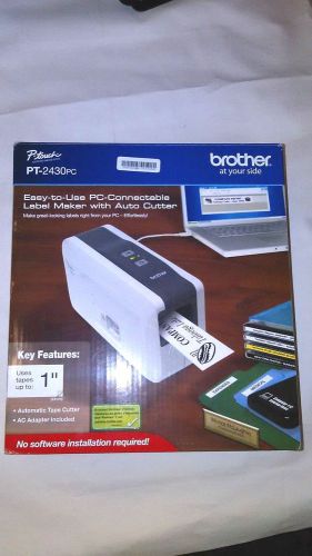 Brand New Brother P-Touch PT-2430PC Label Maker with Auto Cutter