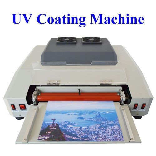 Wide 13in 330mm uv coating machine laminating after print equipment for sale