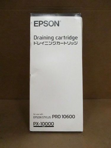New Genuine OEM Epson Stylus PRO 10600 1155755 Draining Cartridge PX-10000