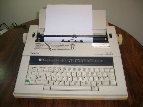 BROTHER ELECTRONIC TYPEWRITER MODEL AX-350  Tested Working !!