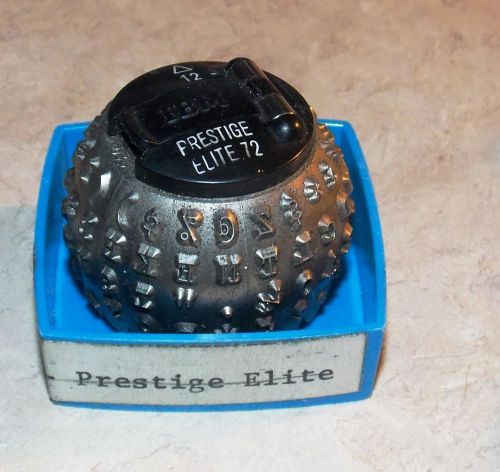 Prestige elite 72 12 pitch ibm selectric electric typewriter ball font removable for sale