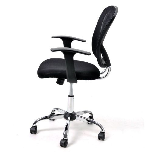 Simple Design Black Mesh Adjustable Task Chair for Office Computer Desk Mesh Coo