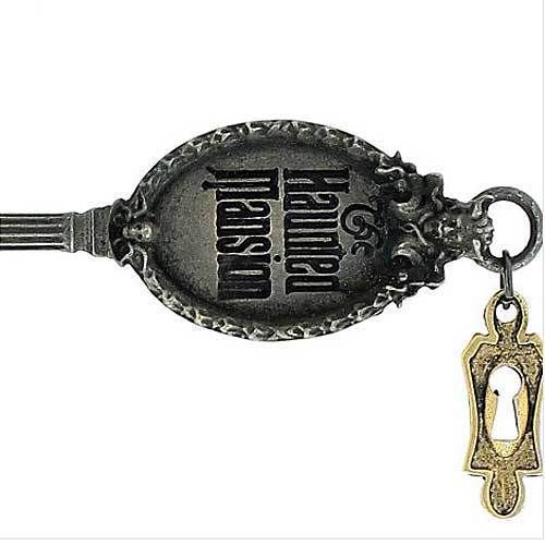Haunted mansion plaque sign key disney parks authentic 45th anniversary charm for sale