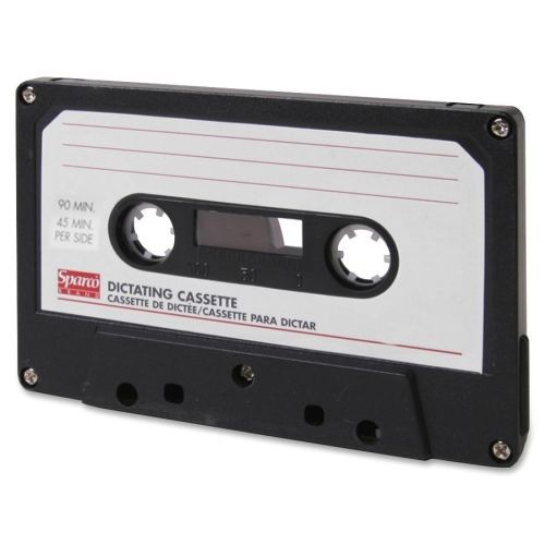 Sparco Dictating Audiocassette - 1 x 90 Minute - 1 Each