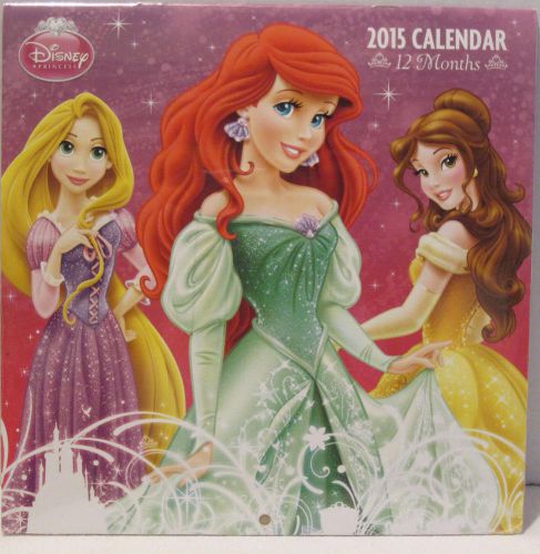 2015 Wall Calendar 12 Month Disney Princess Organizer Daily Planner Agenda Tiana