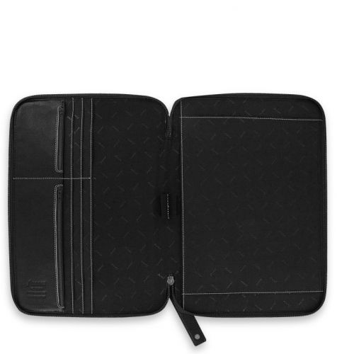 Filofax Holborn Zipped Folio A4~Soft,Supple Black Leather~New