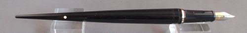 Sheaffer White Dot Prelude Black Cartridge Fill Desk Pen--extra fine point