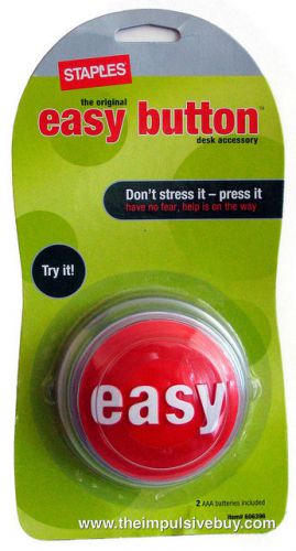 Staples Talking That was EASY Button - Batteries Included (Brand New)  press it!
