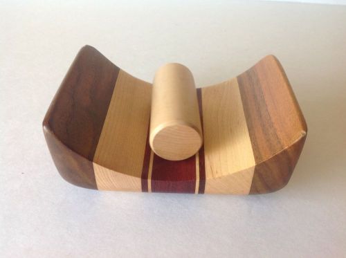 DAVID LEVY  EXOTIC WOOD  DESK ACCESSORY FOR HOME OR OFFICE