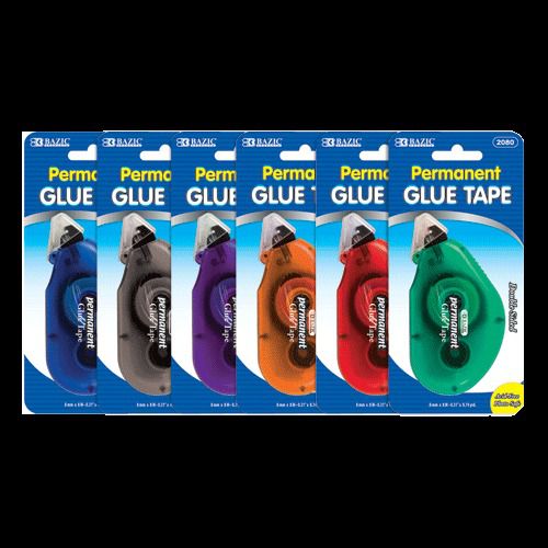 Bazic 8 mm x 8 m permanent glue tape, case of 12 for sale