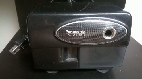 Vintage Panasonic KP-310 Electric Pencil Sharpener Heavy Duty Very Nice Black