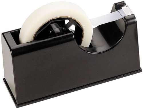 Officemate 2-in-1 Heavy Duty Tape Dispenser 1-Inch and 3-Inch Core, Black (9669