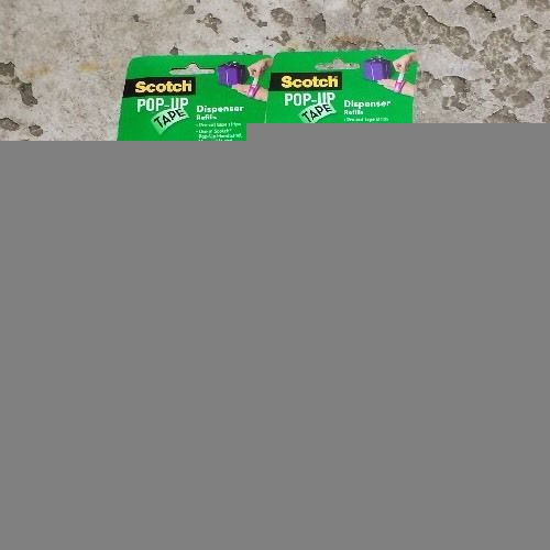 Lot Of 4 New Scotch Pop Up Tape Refill Packages Each With 5 Refills of 75pcs