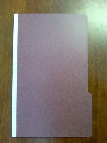 Gussco Pressboard Red Folders Legal Size 2&#034; White Expansion 1/3-3 Tab 125ct