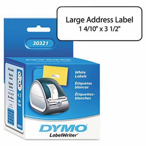 Dymo Address Labels, 1-2/5 x 3-1/2, White, 520/Box (DYM30321)