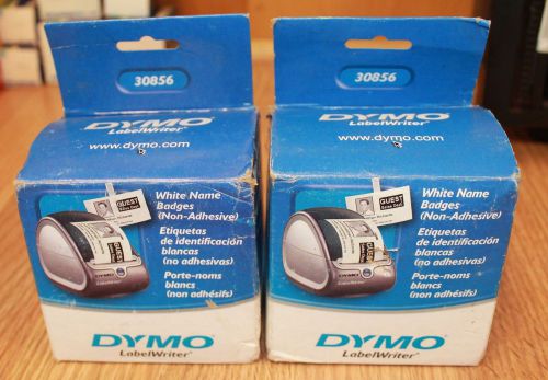 2 BOXES Dymo 30856 Name Tags FOR DYMO LABELWRITER  500 LABELS
