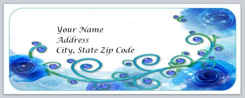 30 Roses Personalized Return Address Labels Buy 3 get 1 free (bo134)