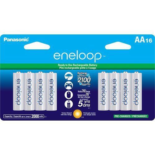 PANASONIC BATTERY BK-3MCCA16BA 16PK ENELOOP AA BATTERY