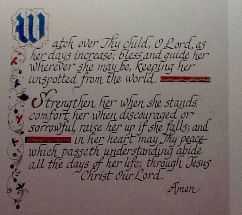 Child&#039;s Prayer Printed on Card Stock
