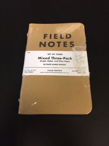 Field Notes 3 Pack Mixed