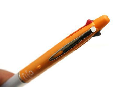 Pilot dr.grip 4+1 ballpoint pen and mechanical pencil bkhdf-1sr orange body for sale