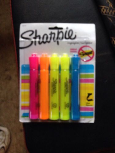 Sharpie Easy Gliding Odorless Nontoxic Chisel Tip Highlighters with Smear Guard