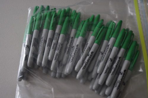 Lot of 50 green sharpie markers