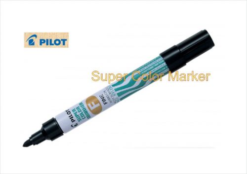 6 pcs BLACK color Pilot Oil Permanent Marker Pen PSCF10 Nib size 1mm