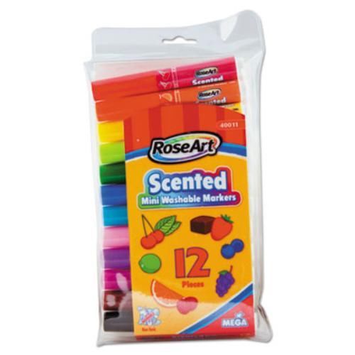 Board dudes 40011va48 scented washable mini markers, assorted, 12/pk for sale