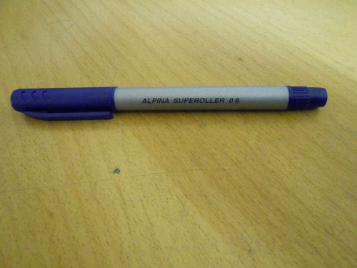 10 Superoller Blue Pens 0.6 Alpina