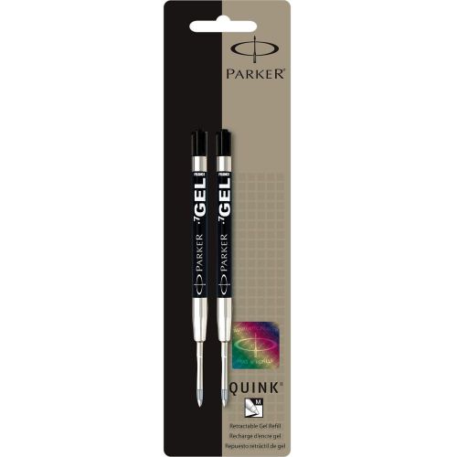 Parker Gel Pen Refills, Medium Black, 2pk (Parker 30525PP) - 1  Pack Each