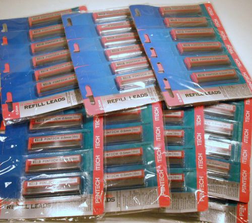 42 packs 18 leads in each, pentech refill leads 0.5mm smooth hb lead  756 total for sale