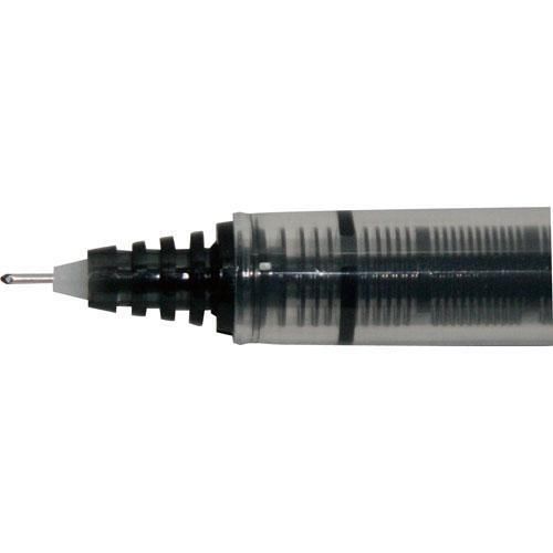 6 Pilot V5 Hi-Tecpoint 0.5mm Pure Liquid Ink Rollerball pen, Black