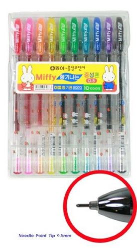 Dong-A MIFFY PERFUME GEL Pen 0.5mm 10 Colors Set Fresh Scent Ink Rollerball Pen