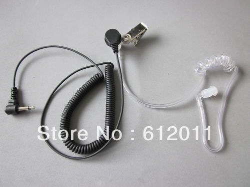 Air duct covert acoustic tube earpiece earphone for motorola icom kenwood 3.5mm for sale